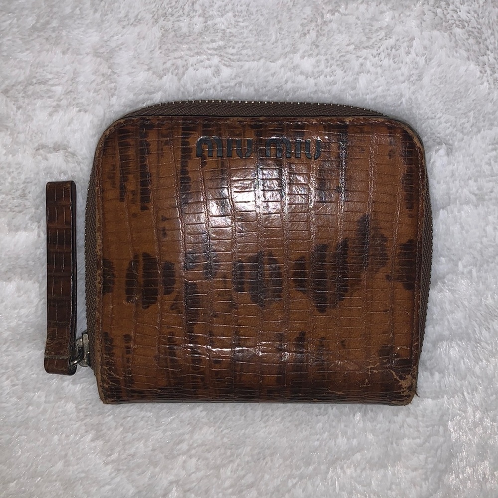 Miu Miu Brown Wallet